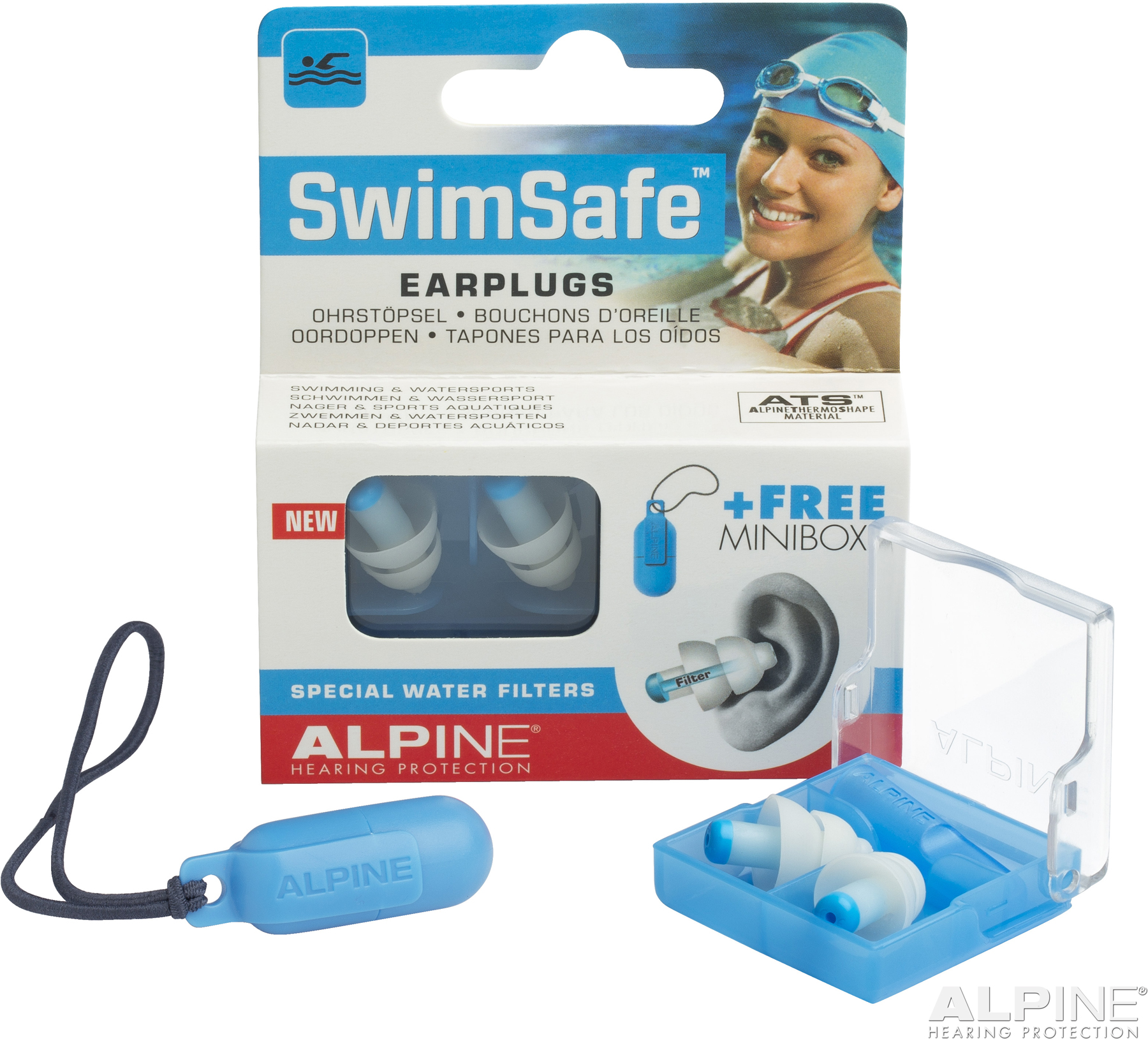 Tehnico-medicale - Dopuri de urechi pentru înot, Alpine SwimSafe, sinapis.ro