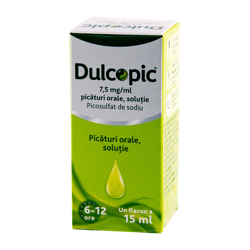 Constipatie - Dulcopic 7.5mg/ml, picaturi orale 15ml, Sanofi, sinapis.ro