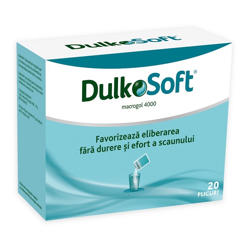 Constipatie - Dulkosoft 10g/pl. pulbere soluție orală, 20 plicuri, Sanofi, sinapis.ro