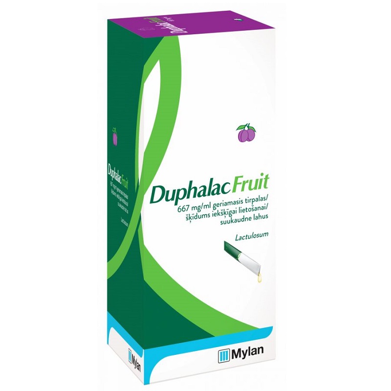 Constipatie - Duphalac Fruit, soluție orală, 200ml, Mylan, sinapis.ro