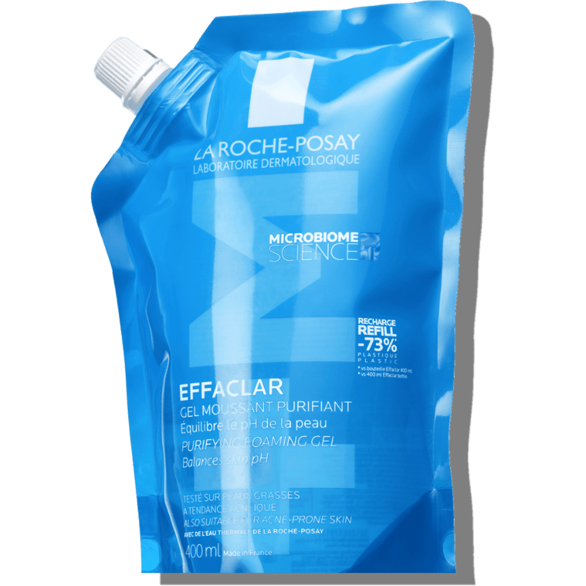 Demachiere si ingrijire ten - La Roche Posay Effaclar gel spumant purifiant +M refill 400ml , sinapis.ro