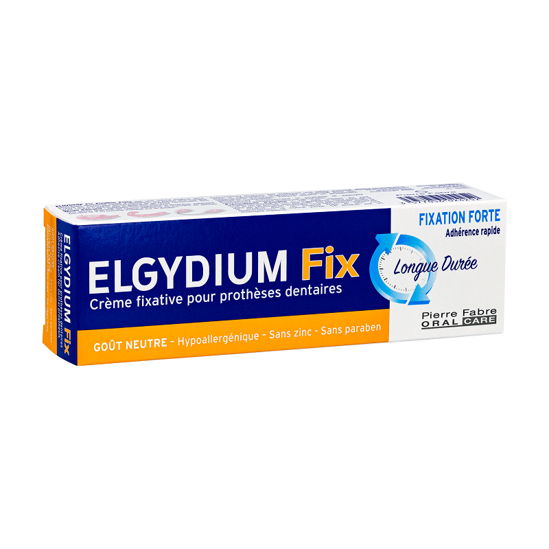 Adezivi proteze dentare - Elgydium Fix Crema adeziva fixare puternica 45g, sinapis.ro