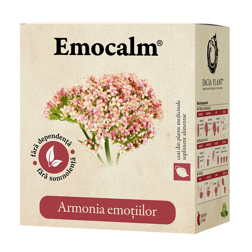 Sedative - Emocalm drops, 20 dropsuri, Dacia Plant, sinapis.ro