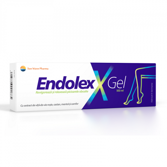 Tratamente pentru picioare - Endolex Gel, 100 ml, Sun Wave Pharma, sinapis.ro