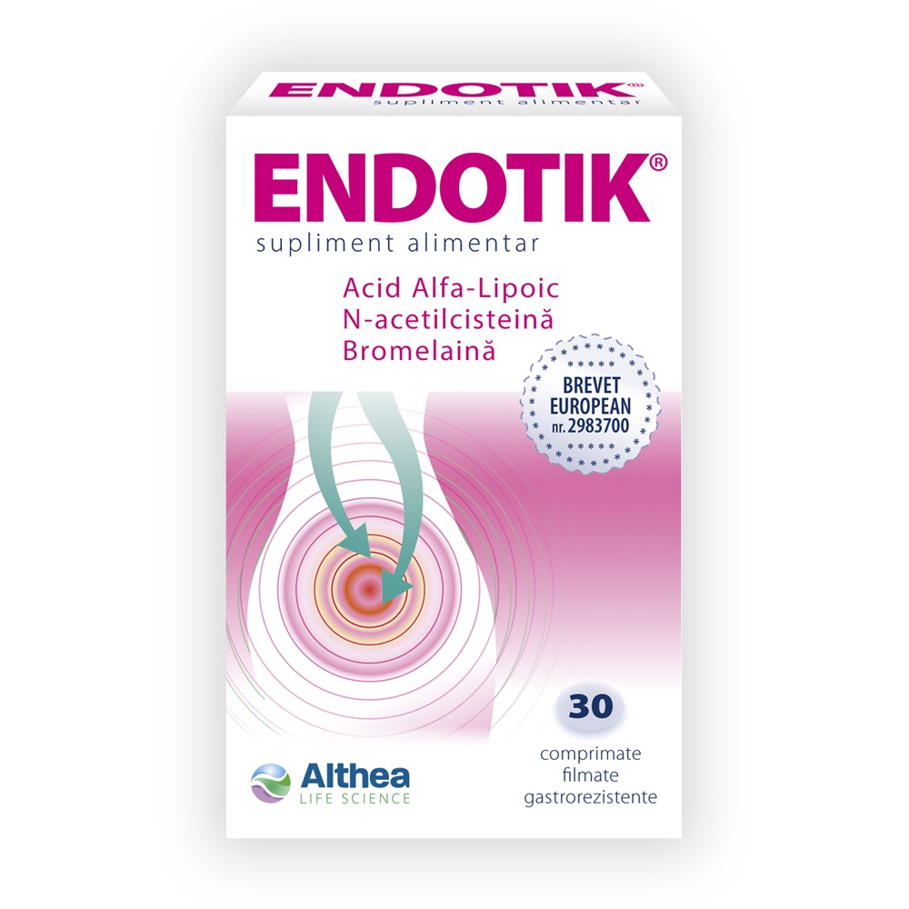 Dezinfectante urinare - Endotik, 30 comprimate, Althea , sinapis.ro