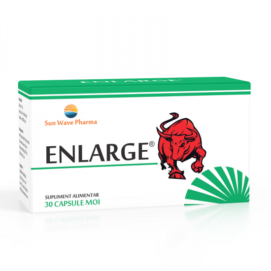 TONICE SEXUALE BARBATI - Enlarge, 30 capsule, Sun Wave Pharma, sinapis.ro