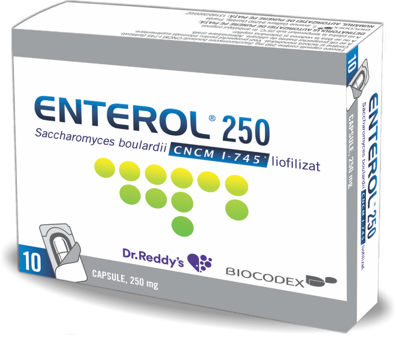 Antidiareice - Enterol® 250, 10 capsule, sinapis.ro