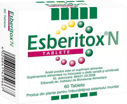 Respiratie usoara - Esberitox N, 60 tablete, Schaper @ Brummer, sinapis.ro
