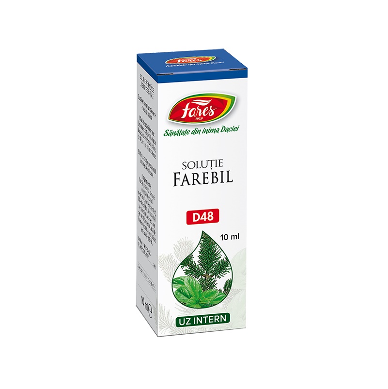 SUPLIMENTE - Farebil soluție, D48,10 ml, Fares, sinapis.ro