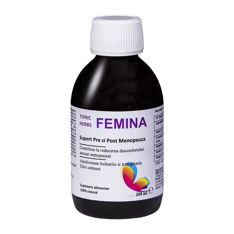 Menopauza si premenopauza - Femina, 200 ml, Plantavorel, sinapis.ro