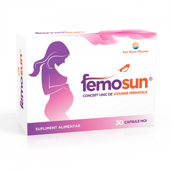 Prenatal - Femosun, 30 capsule, Sun Wave Pharma, sinapis.ro