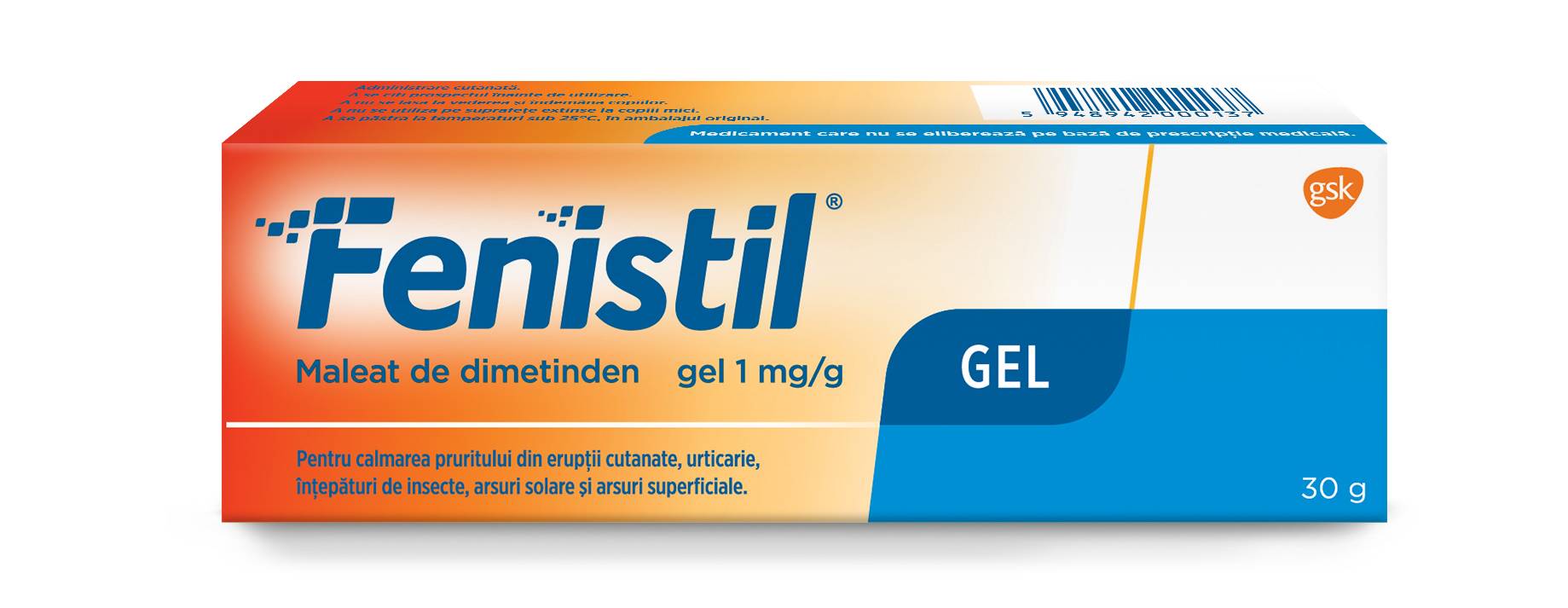 Antihistaminice - Fenistil gel 1mg/g 30g, sinapis.ro