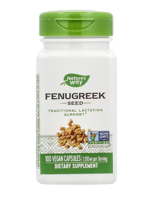 Uz general - Fenugreek (Schinduf) 565mg Nature's Way, 100 capsule, Secom, sinapis.ro