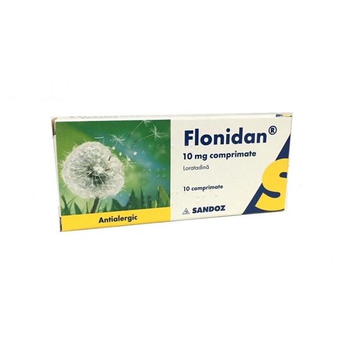 Antihistaminice - Flonidan, 10mg, 10 comprimate, Lek, sinapis.ro