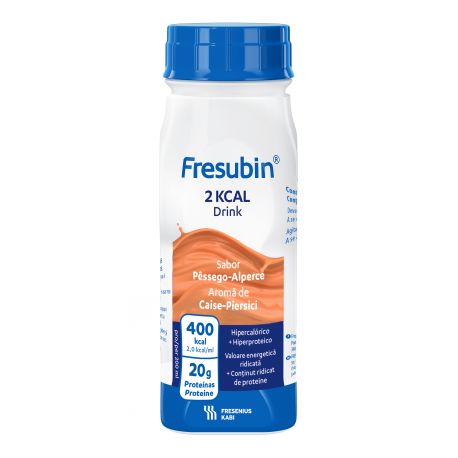 Copii - Fresubin 2kcal Drink, caise-piersici 4x200ml, sinapis.ro