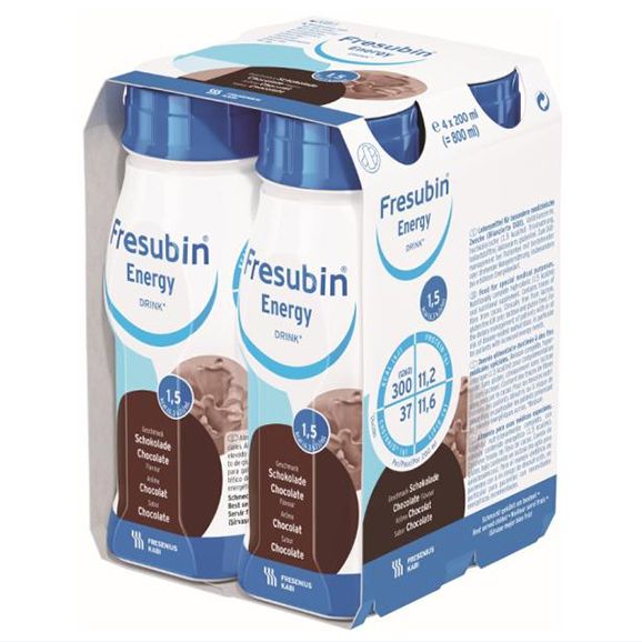 Copii - Fresubin Protein Energy Drink, ciocolata, 4 x 200ml, Fresenius Kabi, sinapis.ro