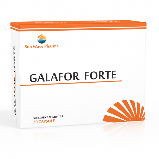 SUPLIMENTE - Galafor Forte, 30 capsule, Sun Wave Pharma, sinapis.ro