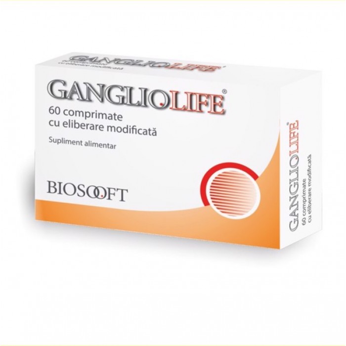 Antistres - Gangliolife, 60 comprimate, Biosooft, sinapis.ro