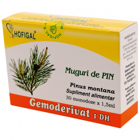 TINCTURI SI GEMODERIVATE - Gemoderivat pin muguri, 30 doze, Hofigal, sinapis.ro