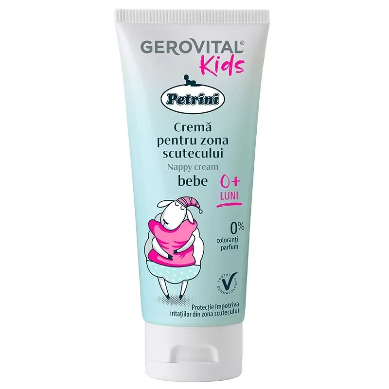 Creme si produse de ingrijre copii - Gerovital Kids, petrini cremă zona scutec, 100ml, Farmec, sinapis.ro