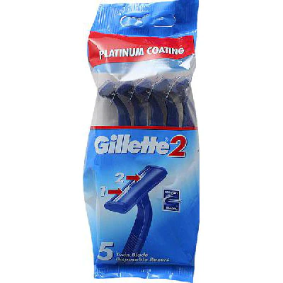 Produse ras - Gillette 2 pungă, 5 bucăți, Procter & Gamble, sinapis.ro