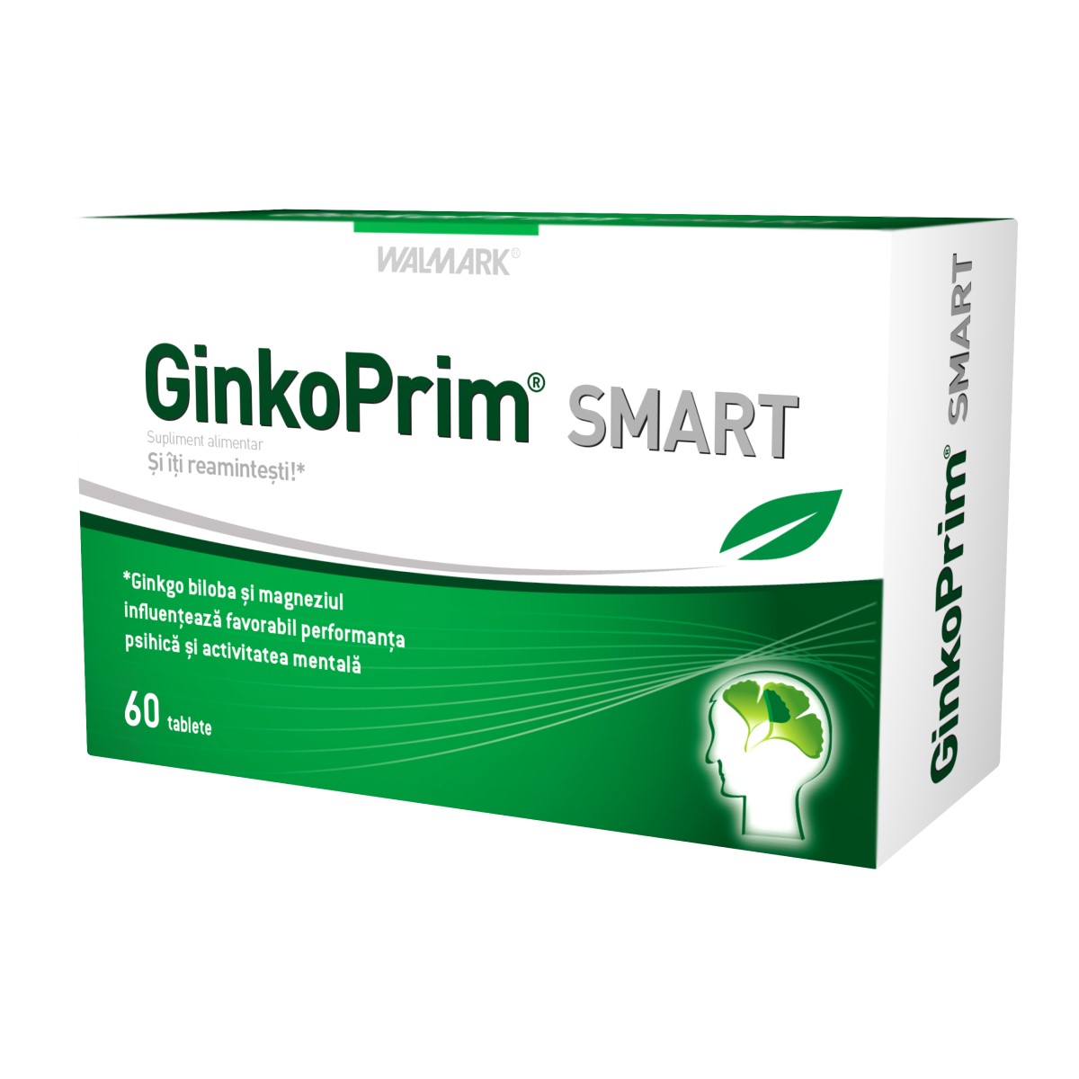 Pentru memorie - GinkoPrim Smart, 60 tablete, Walmark, sinapis.ro