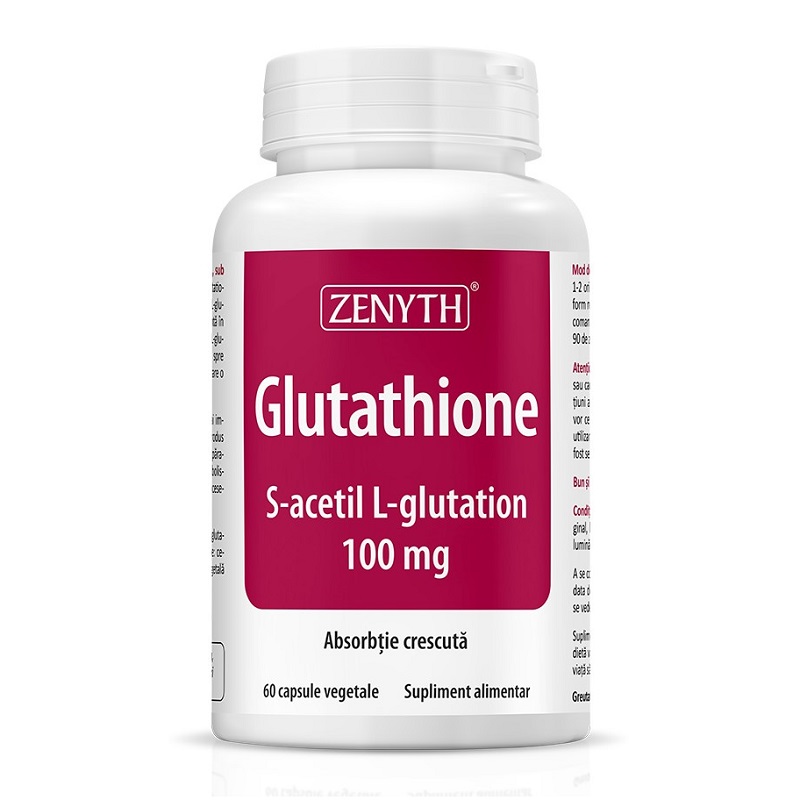 ANTIOXIDANTI - Glutathione, 60 capsule, Zenyth , sinapis.ro