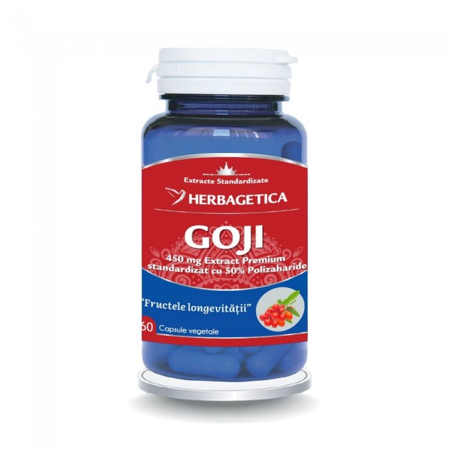 Imunitate - Goji, 60 capsule vegetale, Herbagetica, sinapis.ro