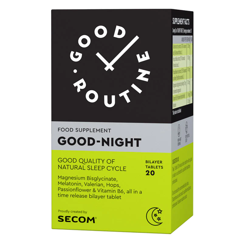 Sedative - Good-night, 20 tablete, Good Routine Secom, sinapis.ro
