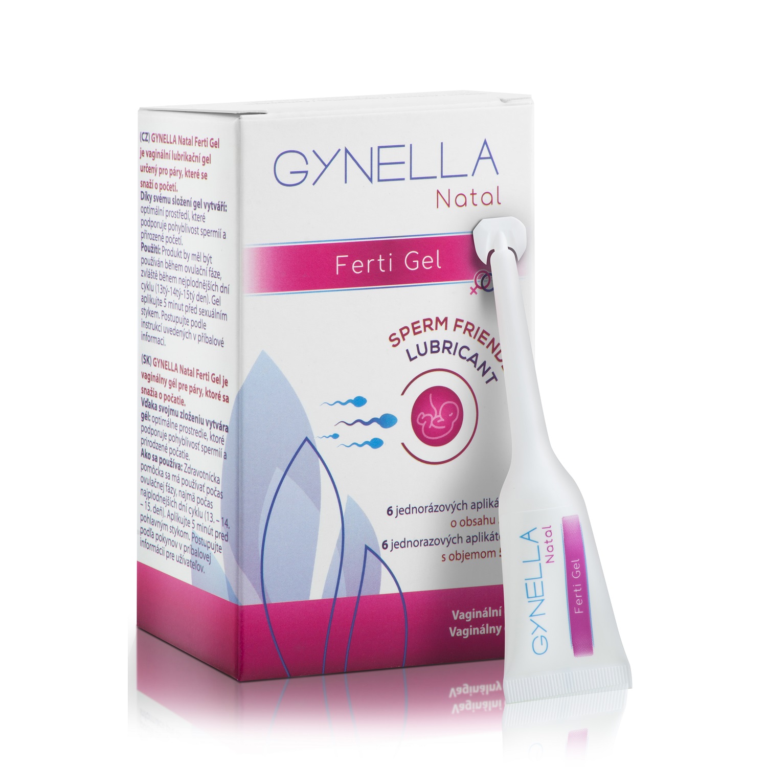 Produse igiena - Gynella Natal Ferti, gel vaginal, 6 x 5ml, Heaton, sinapis.ro