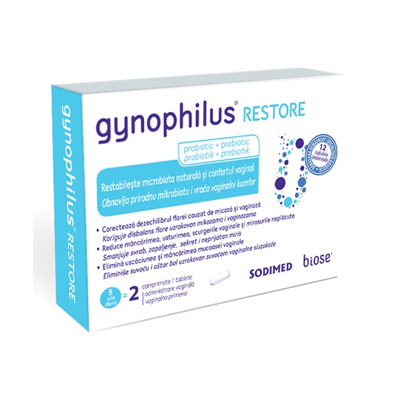 Tratamente - Gynophilus Restore, 2 comprimate, Sodimed, sinapis.ro