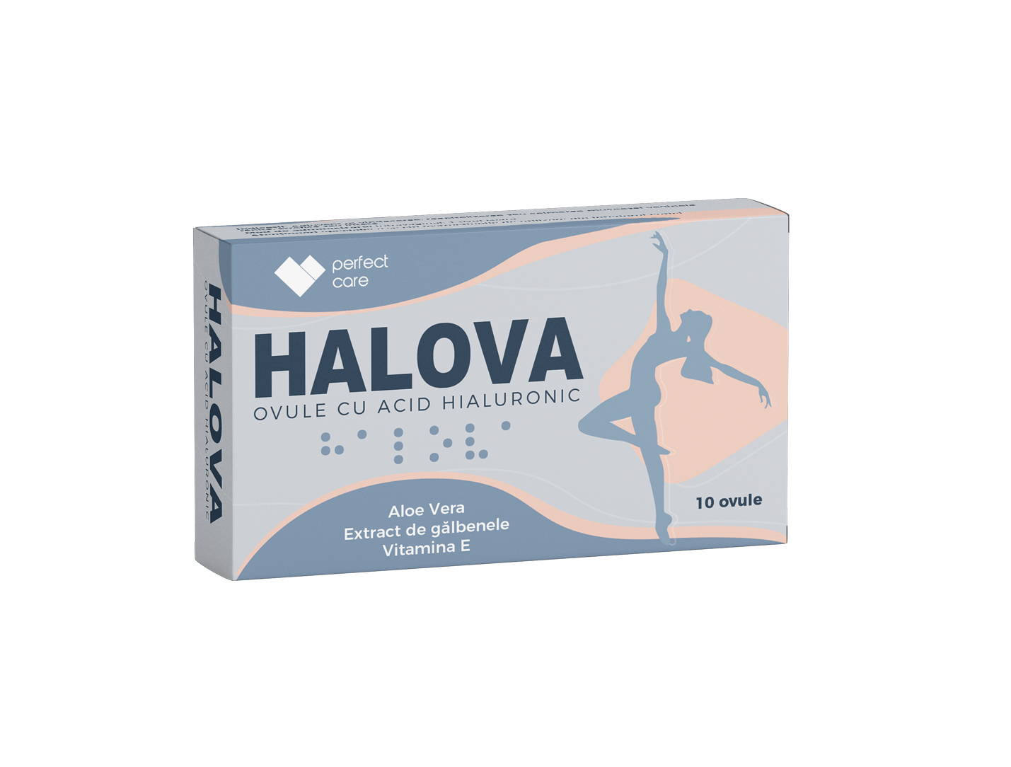 Tratamente - Halova 10 ovule cu acid hialuronic, Perfect care, sinapis.ro