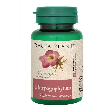 Articulatii si sistem osos - Harpagophytum, 60 comprimate, Dacia Plant, sinapis.ro