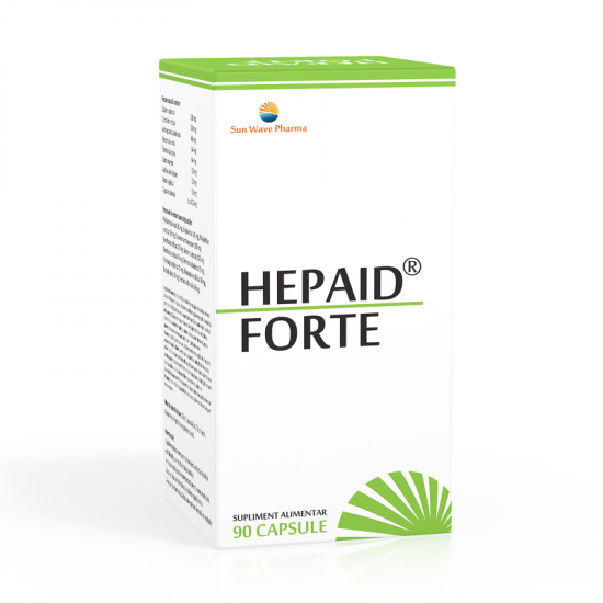 Protectoare hepatice - Hepaid Forte, 90 capsule, Sun Wave Pharma, sinapis.ro
