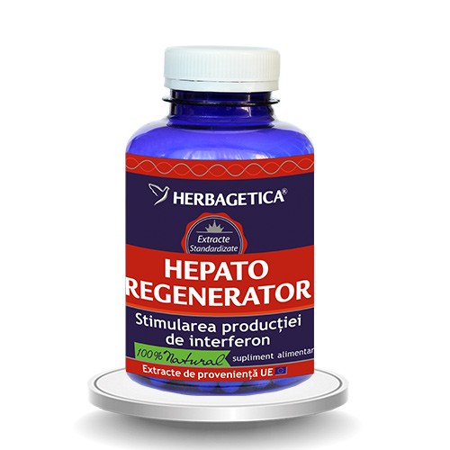 Enzime digestive - Hepato regenerator 120cps, sinapis.ro