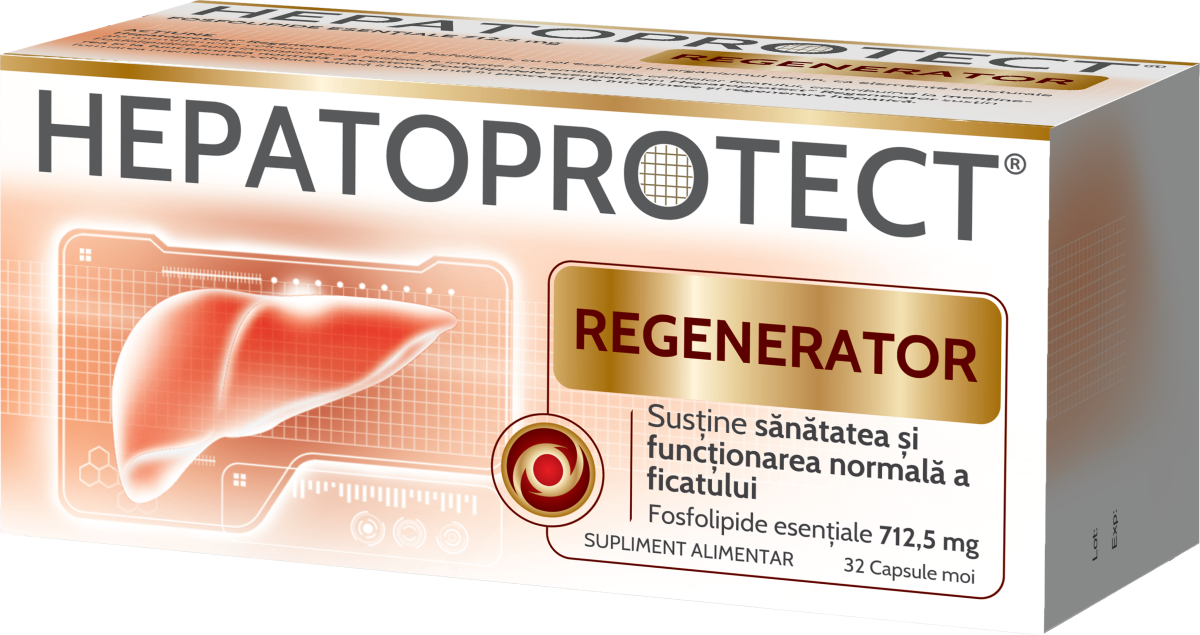 Protectoare hepatice - Hepatoprotec Regenerator, 32 capsule moi, Biofarm, sinapis.ro
