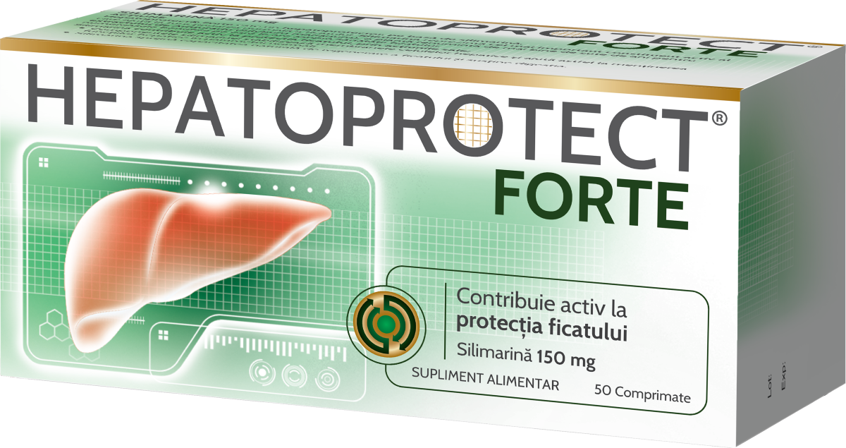 Protectoare hepatice - Hepatoprotect Forte, 50 comprimate, Biofarm, sinapis.ro