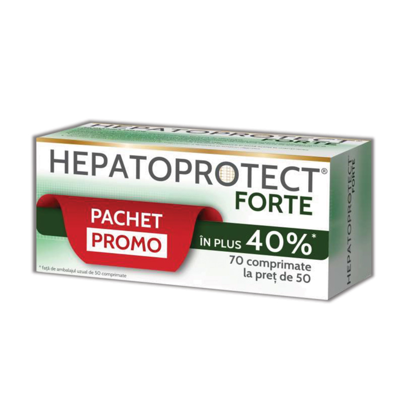 Protectoare hepatice - Hepatoprotect Forte, 70 comprimate, Biofarm, sinapis.ro