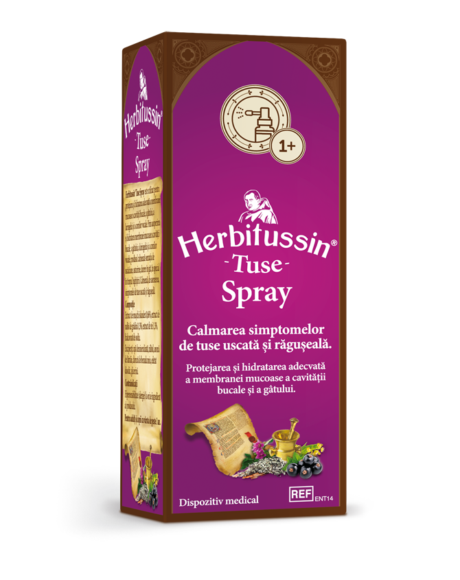 Raceala si gripa - Herbitussin Tuse Spray, 30 ml, sinapis.ro