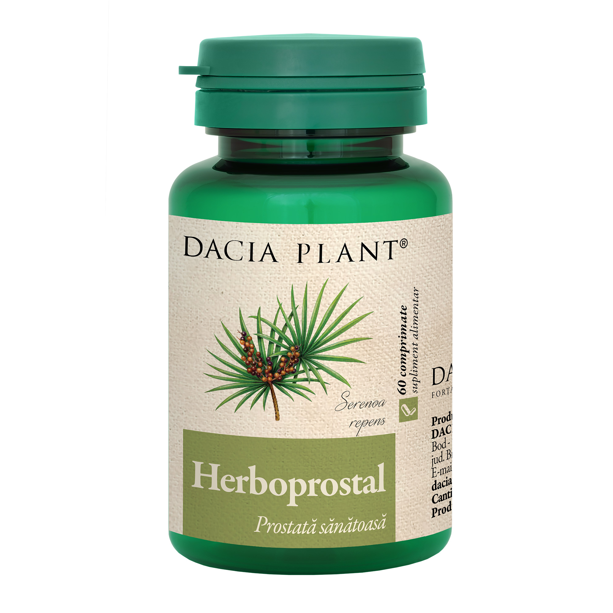 Prostata - Herboprostal, 120 comprimate, Dacia Plant, sinapis.ro