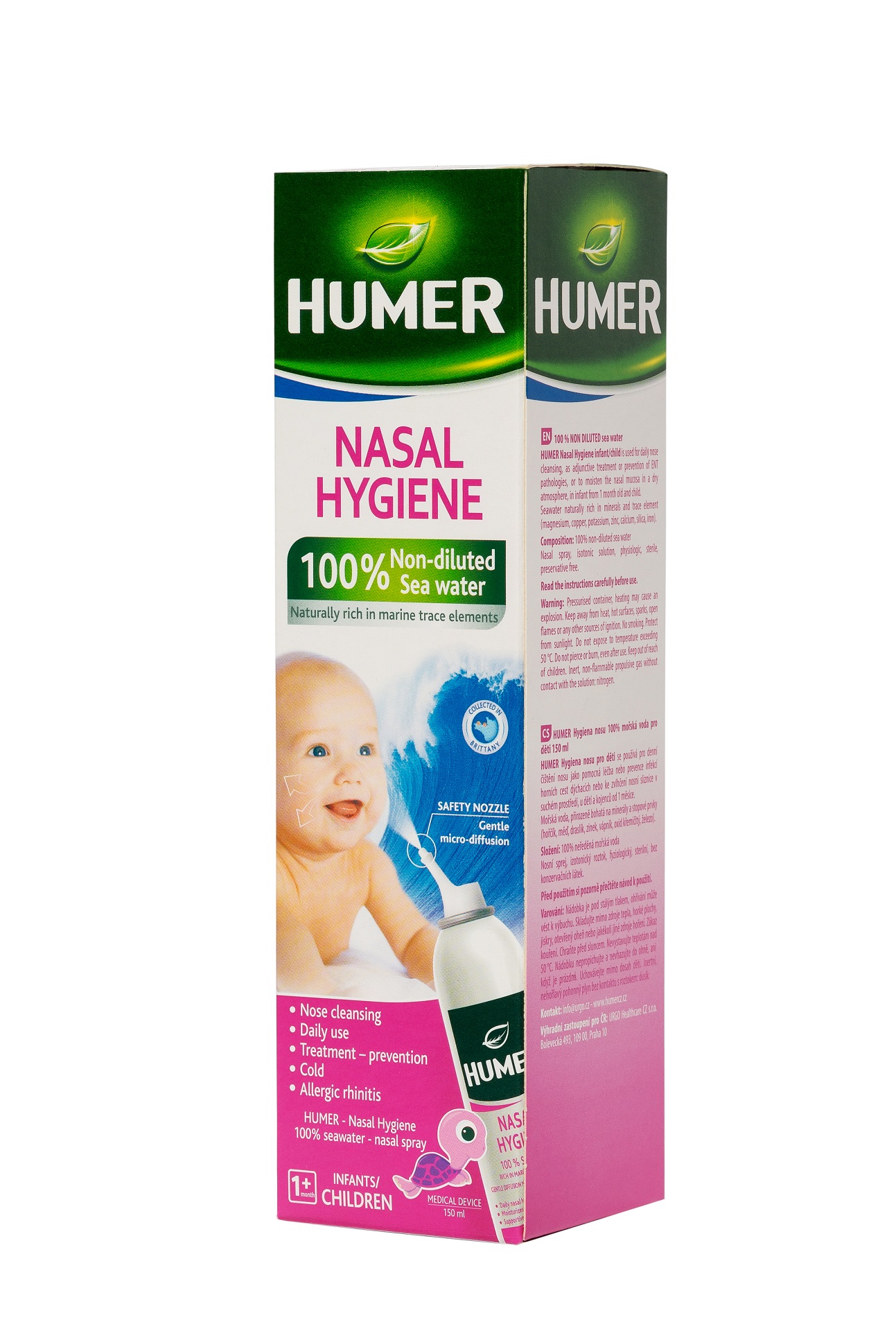 Solutii nazale - Humer Spray Nazal 100% Apă de Mare Sugari / Copii, sinapis.ro