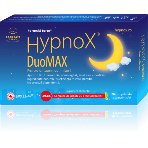 Sedative - Hypnox Duomax, 20 comprimate, sinapis.ro
