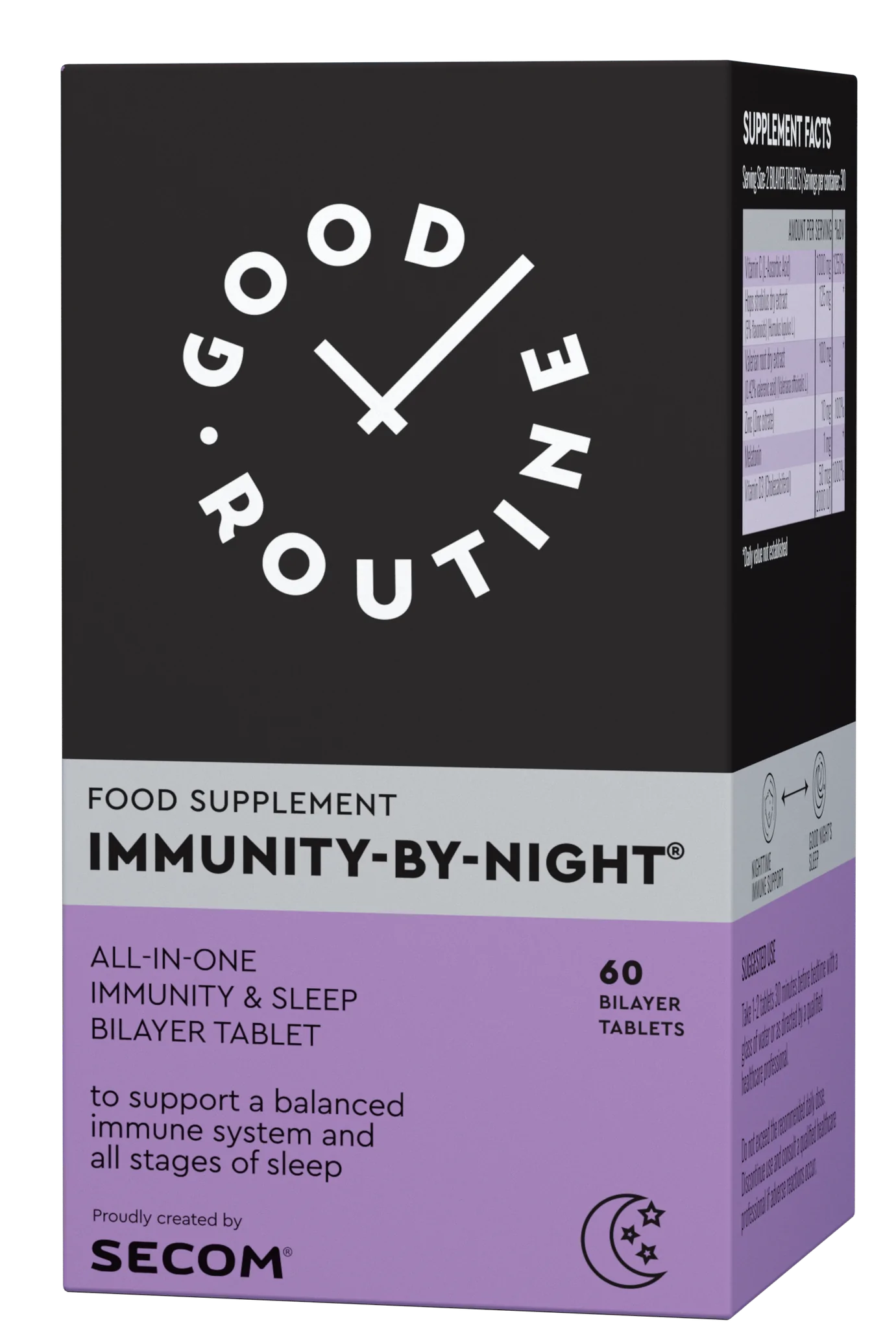 Imunitate - Immunity-By-Night, 60 comprimate, Secom, sinapis.ro