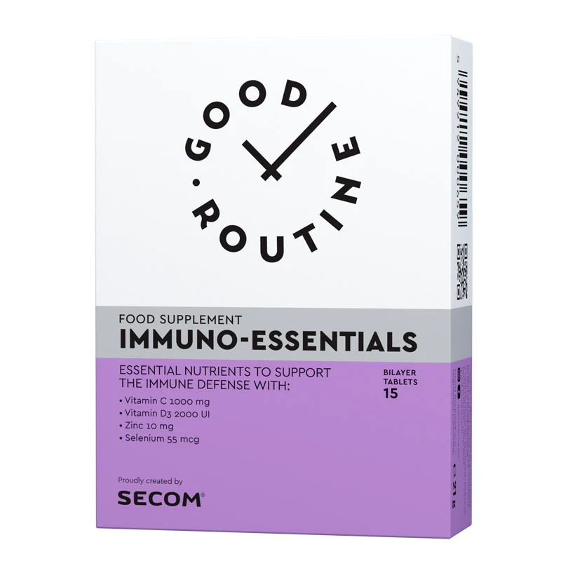 Imunitate - Immuno-Essentials, 15 comprimate Good Routine Secom, sinapis.ro