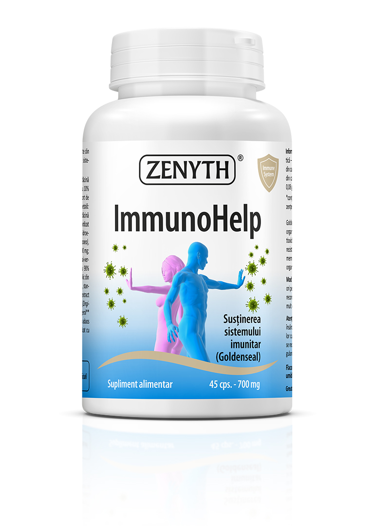 Imunitate - ImmunoHelp, 700mg, 45 capsule, Zenyth, sinapis.ro