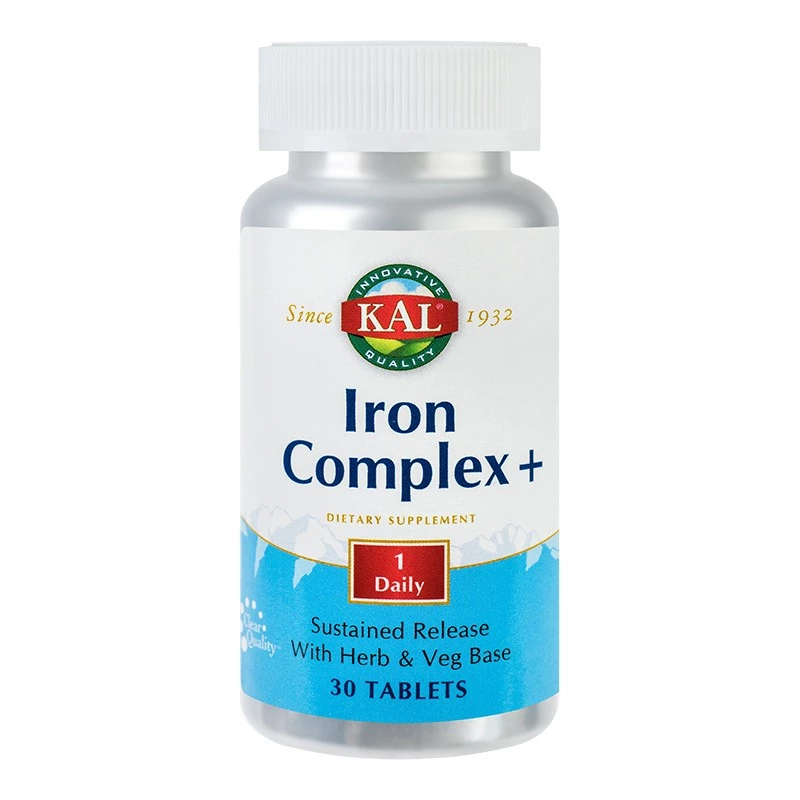 Minerale - Iron complex Kal, 30 tablete, Secom, sinapis.ro