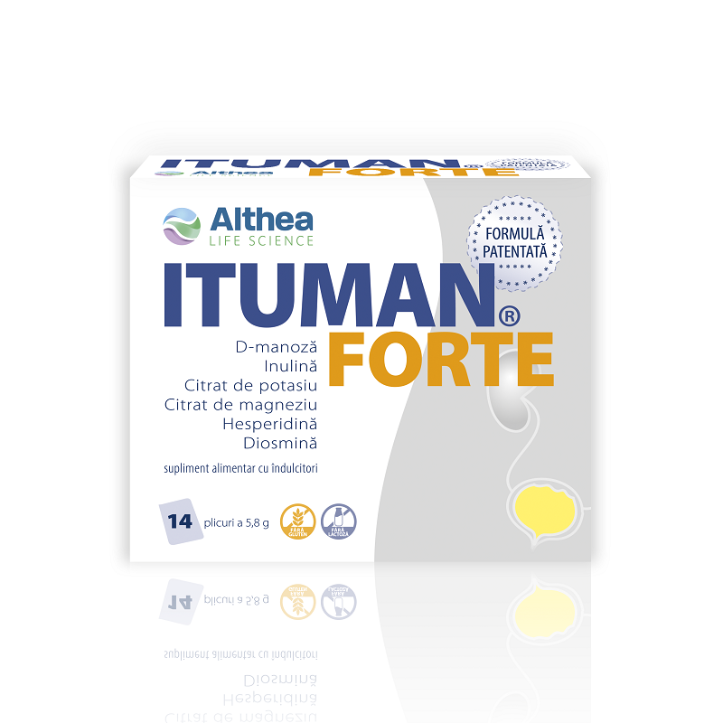 Dezinfectante urinare - Ituman Forte, 14 plicuri, Althea, sinapis.ro