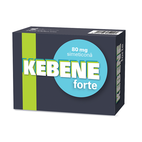 Antiacide - Kebene Forte Simeticona 80mg, 25 capsule, Terapia, sinapis.ro