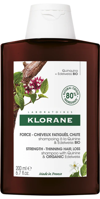 Caderea parului - Klorane Șampon cu Chinină și Floare de colț BIO 200ml, sinapis.ro