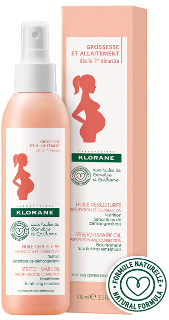 Cosmetice gravide - Klorane mum, Ulei pentru prevenirea și corectarea vergeturilor 200ml, sinapis.ro